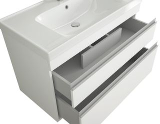 Dreja Тумба Grace Plus 70 (99.0905), белый лак, 2 ящ